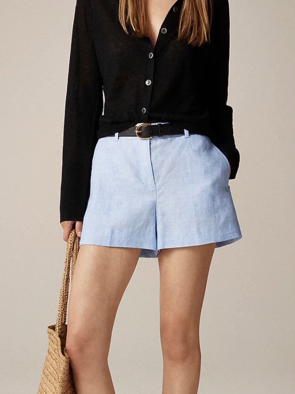 Jcrew Harbor Shorts 3" in Linen